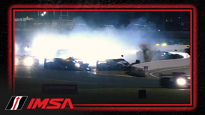 Rolex 24 at Daytona sees first major pileup as Louis Deletraz spins in traffic | Motorsports on NBC