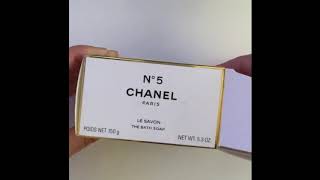 Chanel Nr 5 Bath Soap unboxing