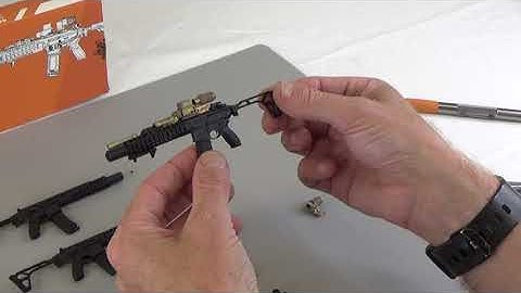 Building the 1/6 scale Easy & Simple Special Forces LVAW weapon sets