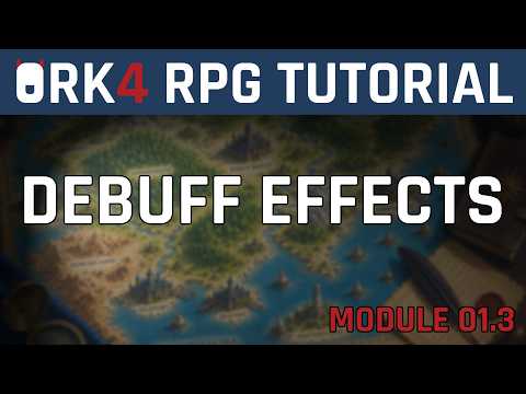 Unity RPG Tutorial - How to Set Up Debuff Effects | ORK 4