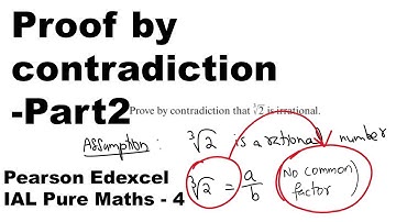 proof by contradiction a level maths edexcel (part2)