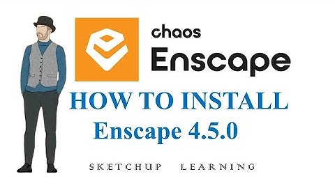 How to Install Enscape 4.5. For SketchUP 2025 *