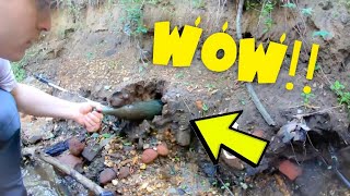 RARE ANTIQUE BOTTLES FOUND BY TREASURE HUNTERS IN ALABAMA! (MUDLARKING)