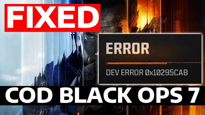 How To Fix Black Ops 7 / Warzone DEV ERROR 0x10295CAB