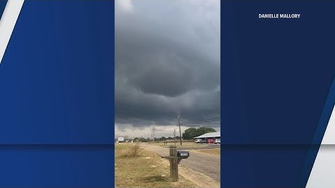East Texan captures video of storm clouds in Lindale area