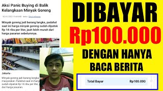 🤑 Keren !! Baca Berita Dibayar Dapat Uang | Apk Penghasil Uang 2022 Penghasil Saldo Dana Tercepat