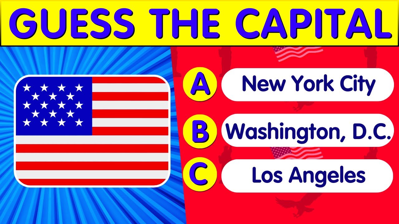 Guess The Capital City of The Country!🌎| Country Quiz Challenge 🔥 - YouTube