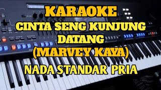 Karaoke CINTA SENG KUNJUNG DATANG //Marvey Kaya - Music By Putra