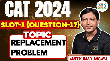 CAT 2024 QA SLOT 1 PYQ | Replacement Problem | Detailed Solution & Shortcut | Aptitude360