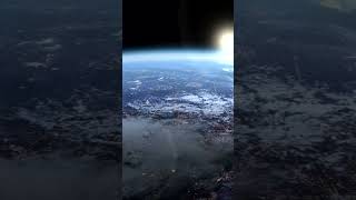 Revolving Planet with Lights Astronomy Effect Royalty Free Video 1
