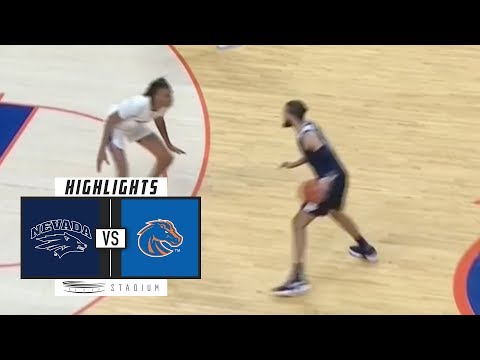 No. 10 Nevada vs. Boise State Basketball Highlights (2018-19) | Stadium