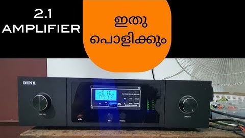 2.1 amplifier with vu meter... testing video...