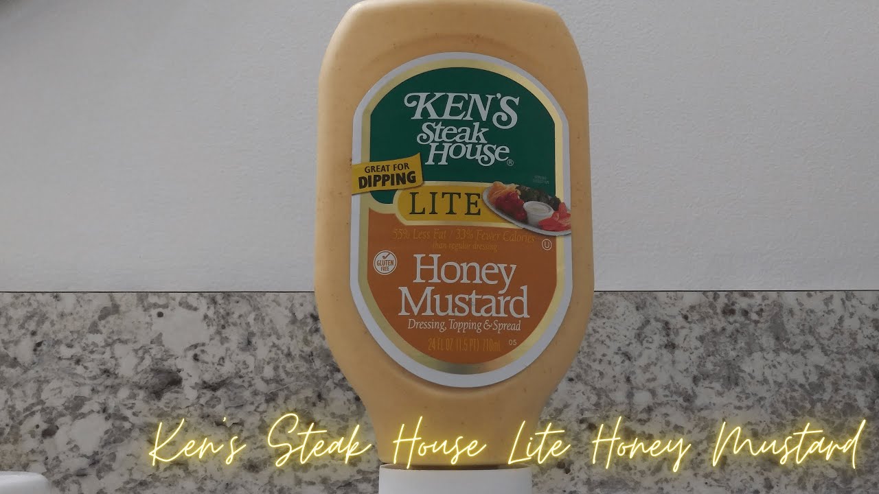 In Hand Review of Ken's Steak House Lite Honey Mustard Dressing Honey