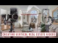 Creating vertical real estates or reels for social media