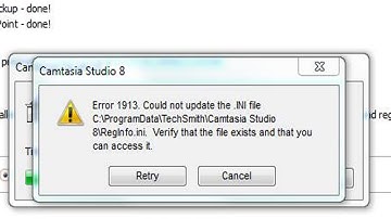 How to uninstall camtesia | Error 1913