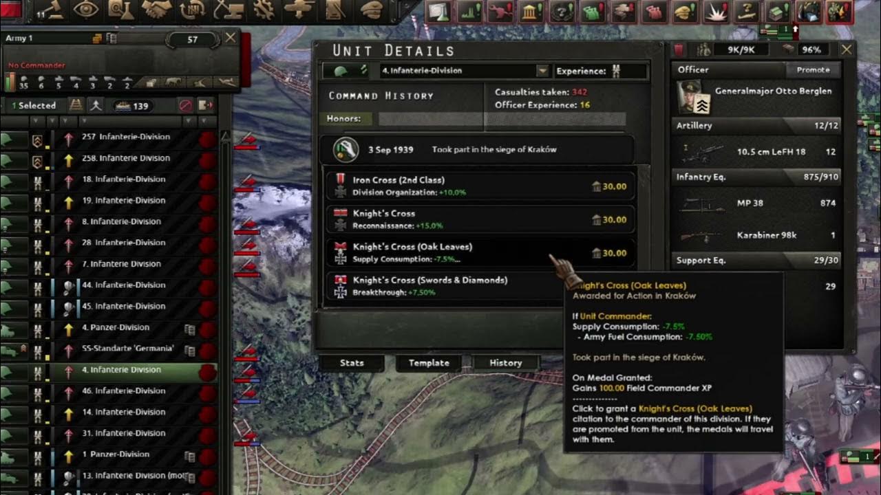 Division Commander Medals in Hoi4 YouTube