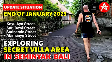 SECRET ROAD BUT IT IS VILLA AREA IN SEMINYAK BALI