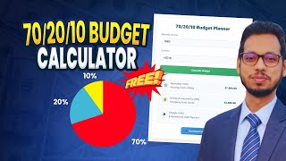 Details 70/20/10 Budget Calculator FREE Download | Simple Budgeting Tool for 2025 Guide