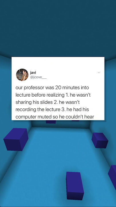 Disaster Of A Lecture 🤦🏻‍♂️