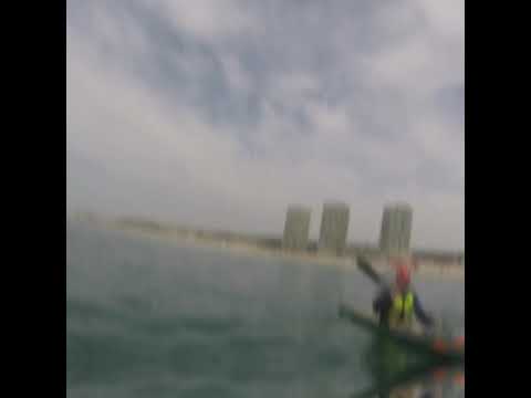 Surfski with Geriatskis in Ofir, Portugal