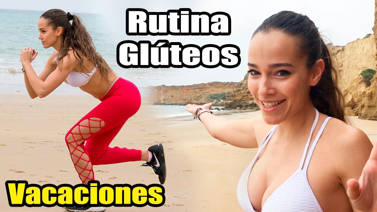 Ejercicios GLÚTEOS y PIERNAS para entrenar al aire libre || en VACACIONES dieta de la luna