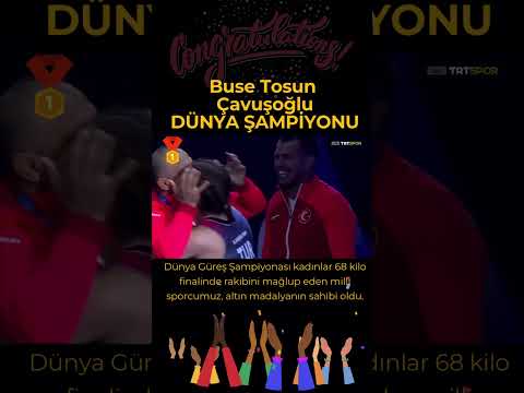 Dünya Şampiyonu Buse Tosun Çavuşoğlu 👏🥇Dünya Güreş Şampiyonası kadınlar 68 Kilo Şampiyonu Buse🥇👏