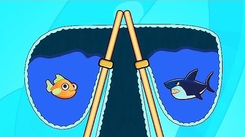 Save the fish android mobile game //pull the pin gameplay