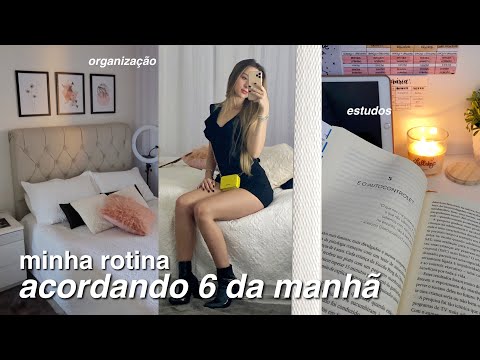 rotina acordando 6 da manhã | estudos, receitinhas...