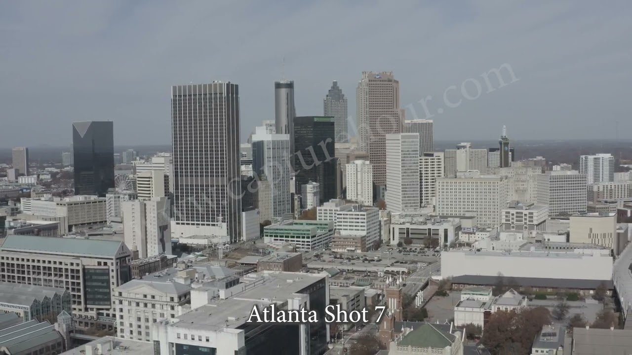 Atlanta, GA - 4K Drone Footage for Sale