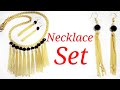 How To Make Handmade Jewellery At Home |Fashion jewellery | Handmade Necklace Set#Preeticreationsdda