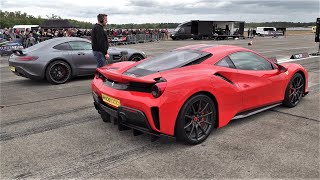 Ferrari 488 Pista vs McLaren 600 LT vs Mercedes AMG GT