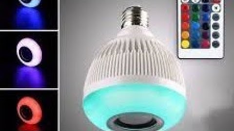 Lâmpada Led Musical Bluetooth Com Controle Remoto Music Bulb