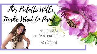 These Colors Are AMAZING… Watch me paint with the NEW Paul Rubens 48 color palette🌸😍   #paulrubens