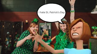 Rosie and Classic Caillou misbehave at St. Patrick's Day/Grounded #plotagon S1 E24