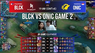 GRABENG LABAN YON! MSC FINALS GAME 2 - BLCK VS ONIC ID REACTION VIDEO