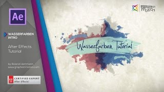 Wasserfarben Reveal & Intro - After Effects Tutorial [GERMAN]