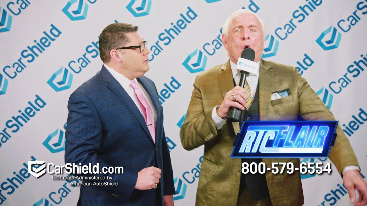 World Champion Ric Flair Grabs the Mic To Tell you About CarShield