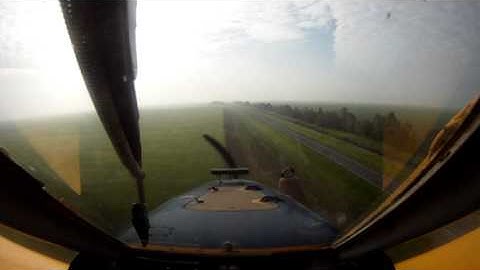 Crop Dusting- View from the cockpit