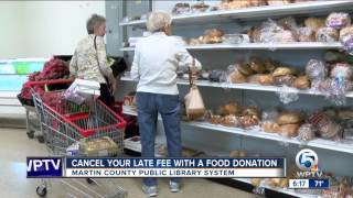 "Food for Fines" week kicks off at Martin County libraries