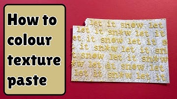 How to colour texture paste so it matches your project palette - #ranger #rangerink #brushos