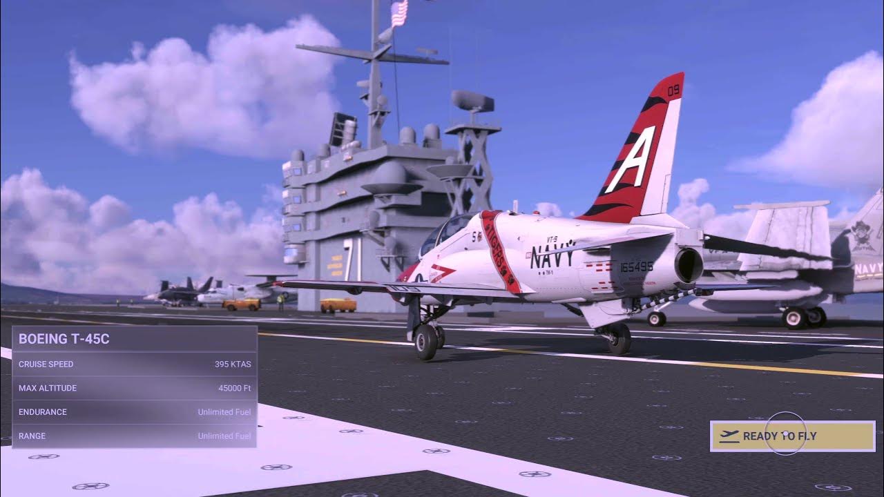 MSFS CARRIER TAKEOFF & LANDING XBOX SERIES X 4K YouTube