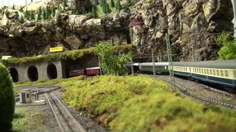 DR Roco BR 18201 with Sound, Märklin DB BR 41 with sound: Märklin Modelleisenbahn Marklin Layout