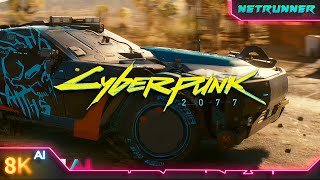 [8K AI] Cyberpunk 2077 | Quadra Type-66 Reaver | Wraith Gang Vehicle Reveal