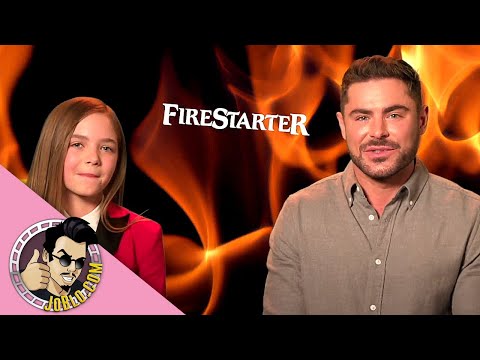 Zac Efron &  Ryan Kiera Armstrong Exclusive Interview | FIRESTARTER (2022)