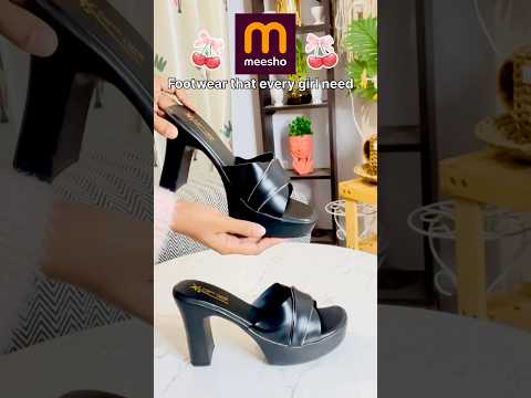 Footwear That Every Girl Need From MEESHO Shorts Ytshorts Explore Fashion Meesho Fyp Heels