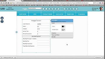 Adding a Mortgage Calculator