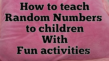 Teach Random Numbers to kids with Fun||Easy & Simple  Number Identification Activities in English