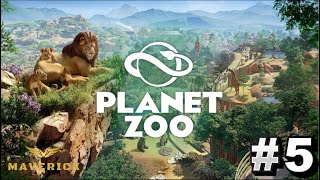 PLANET ZOO FR #5: La Grande Allée Avec Plein De Statues ?!?