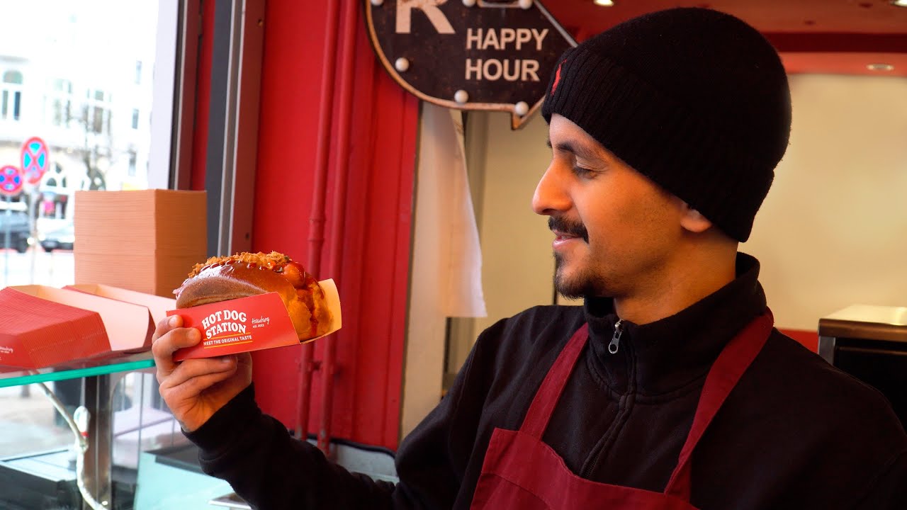Попробуйте, пожалуй, лучшие хот-доги | Станция хот-догов – Гамбург Репербан