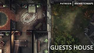 Animated Dungeon Maps - Nobleman's Mansion & Guests House 2 Floor battle maps preview Animated Dungeon Maps - Nobleman's Mansion & Guests House 2 Floor battle maps preview